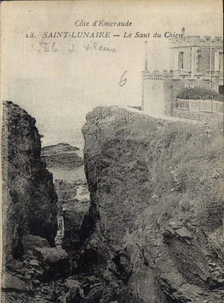 Saint-Lunaire — Il Salto del Cane — Costa d'Emeraude - Recto