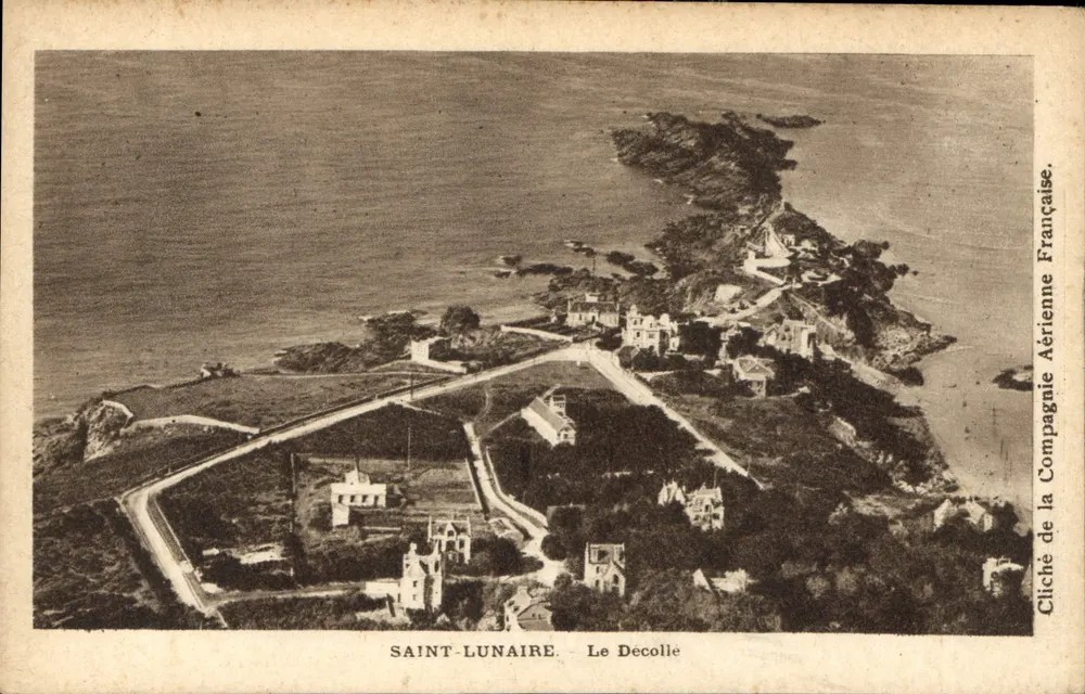 Saint-Lunaire — Le Décolle — Cliché da Compagnia Aérea Francesa - Frente