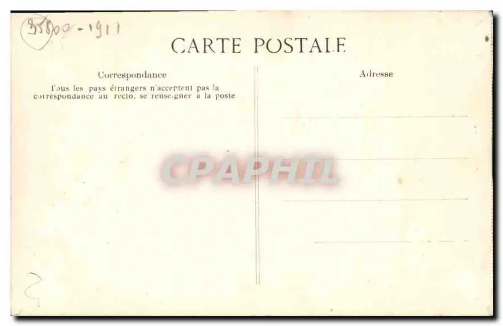 Saint-Lunaire — Promenade du Décollé — Édition du Bon Marché, Saint-Lunaire, n° 920 - Verso