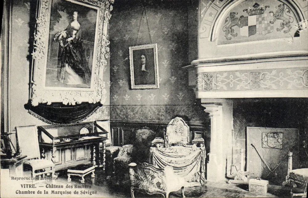 Zimmer der Marquise de Sévigné — Schloss der Felsen — Vitre - Vorderseite