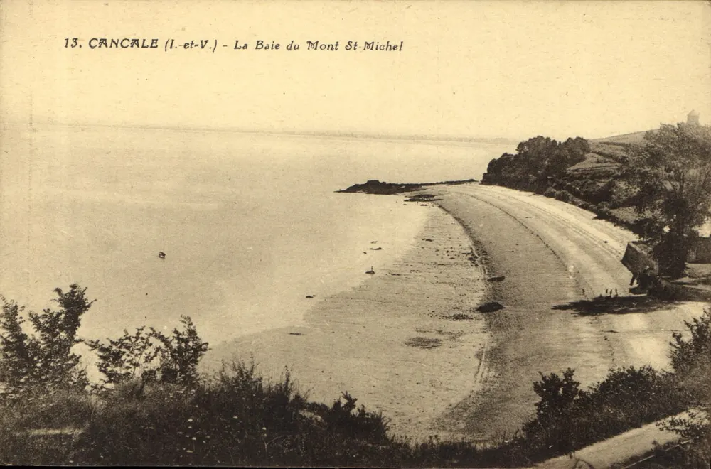 Cancale (Ille-et-Vilaine) — A Baía do Monte Santo Michel — J. Nozans, Nantes - Frente