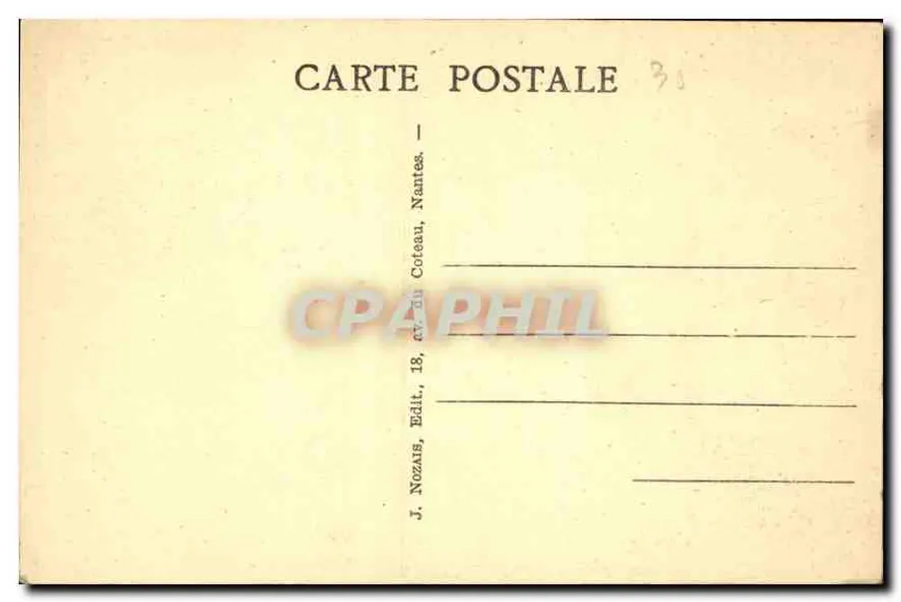 Cancale (Ille-et-Vilaine) — A Baía do Monte Santo Michel — J. Nozans, Nantes - Verso