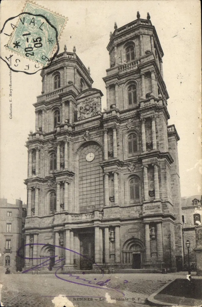 Rennes - A catedral G.F. — Editora G.F. — Coleção E. Mary-Rousselet - Frente