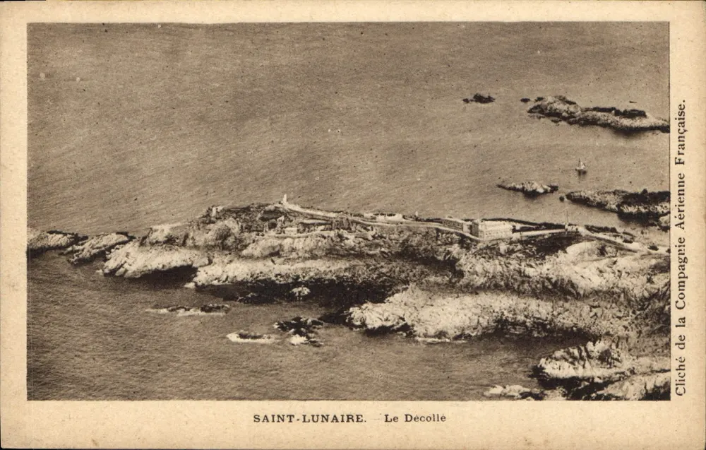 Saint-Lunaire — Le Décolle — Cliché da Companhia Aérea Francesa - Frente