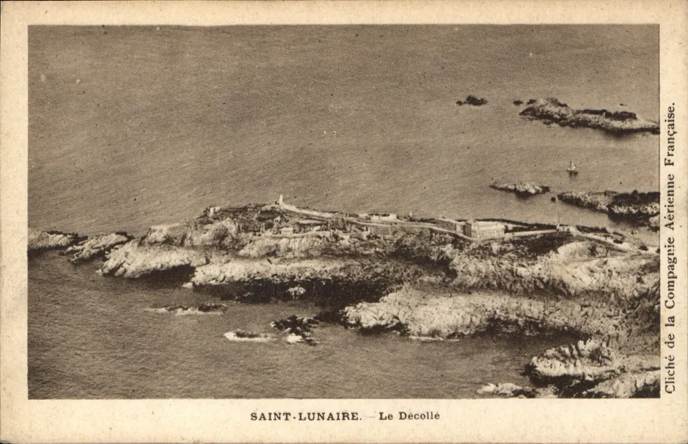 Saint-Lunaire — Le Décollé — Cliché da Compagnie Aérienne Française - Frente