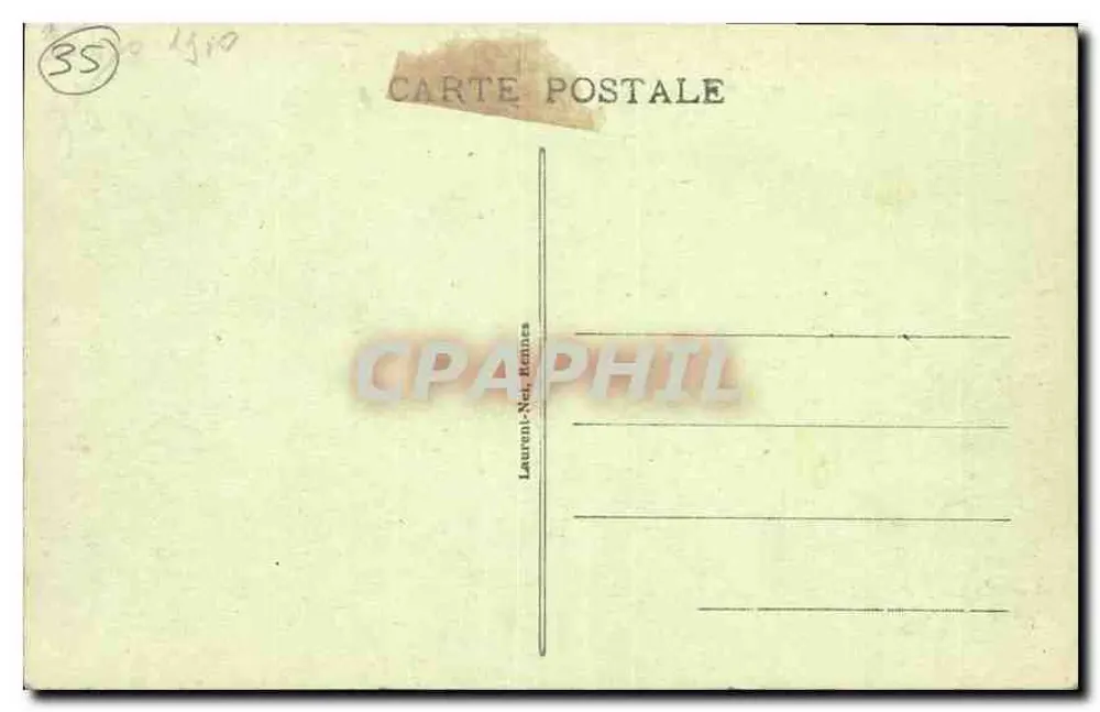 Küste der Smaragden — Grabmal von Chateaubriand auf dem Grand Bé — Laurent-Net, Rennes - Rückseite