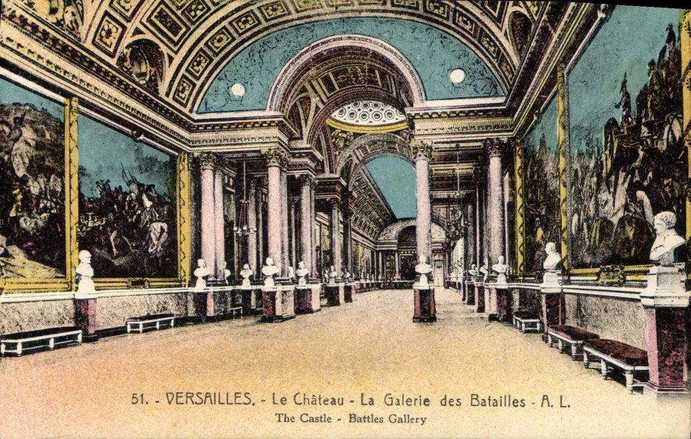 Versailles - Das Schloss - Die Schlachtengalerie - A. L. - Vorderseite