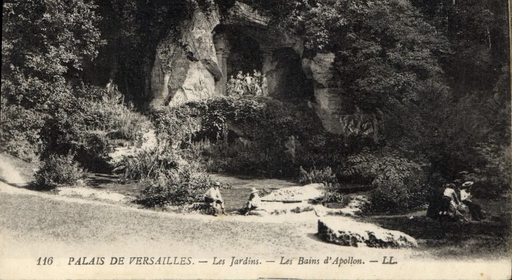 Schloss Versailles — Die Gärten — Die Bäder von Apollon — LL. — Nr. 116 - Vorderseite