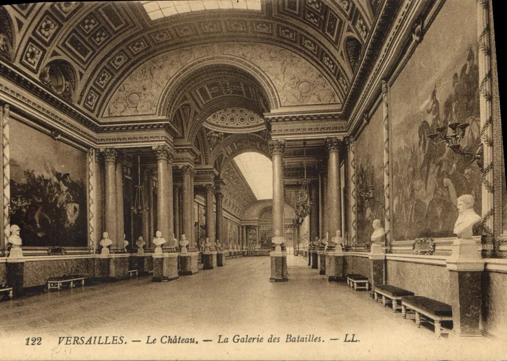 Versailles — Das Schloss — Die Galerie der Schlachten — LL. — Nr. 122 - Vorderseite