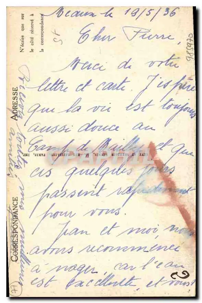Meaux — A Catedral — Interior — LL - Verso