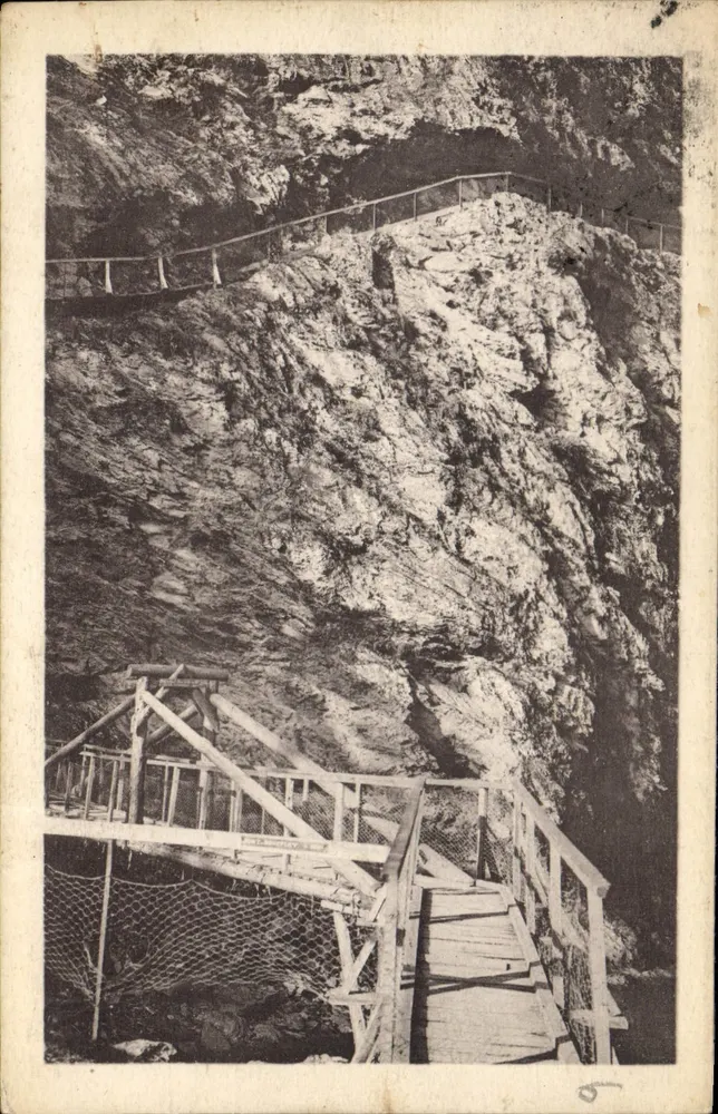Gorges de la Diosaz — Brücke des Soufflet — Verlag J. Jendrayny, Servoz - Vorderseite