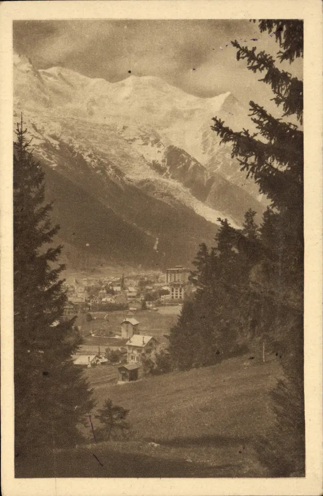 Chamonix-Mont-Blanc — Allgemeine Ansicht — Edition Galeries Alpines - Vorderseite