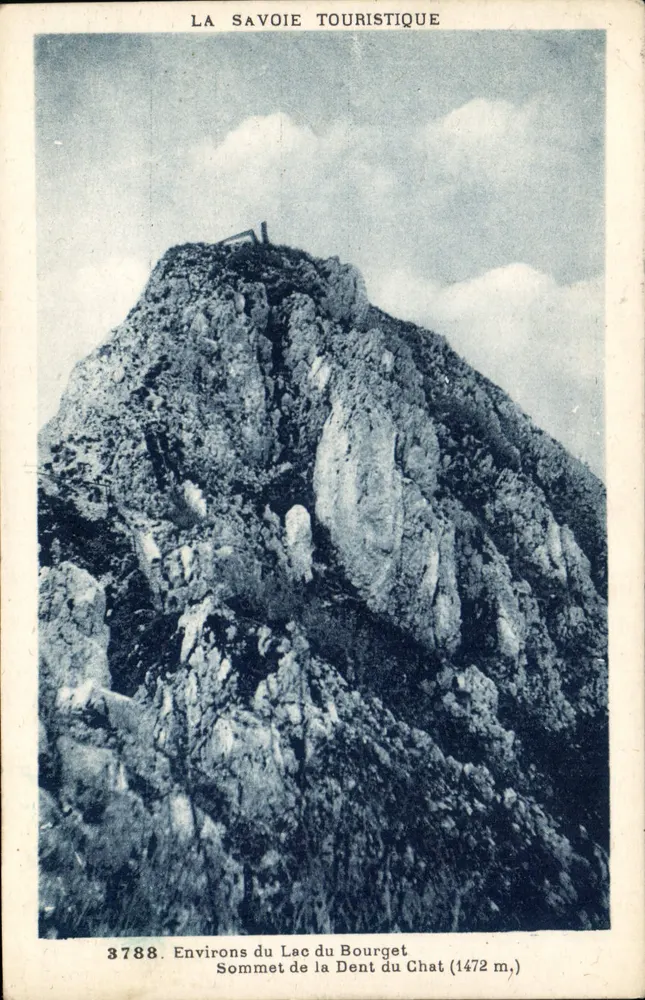 Cume da Dent du Chat (1472 m) — Em torno do Lago de Bourget — La Savoie Touristique n°3788 - Frente