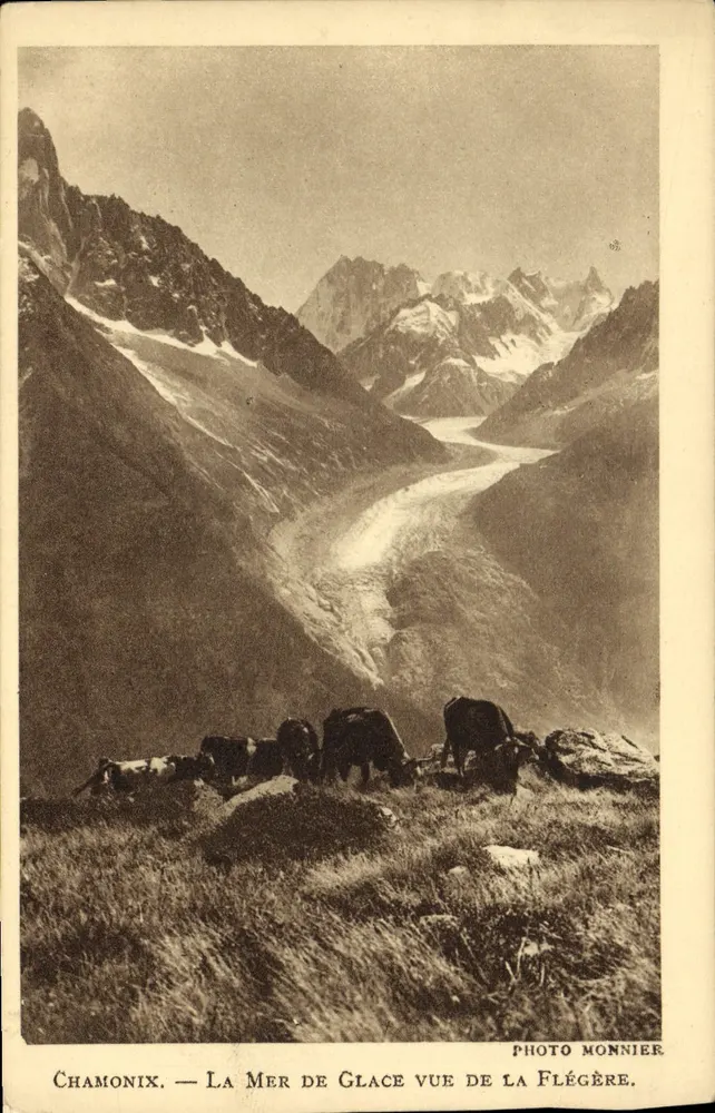 Chamonix — Blick auf den Mer de Glace von La Flégère — Photo Monnier - Vorderseite