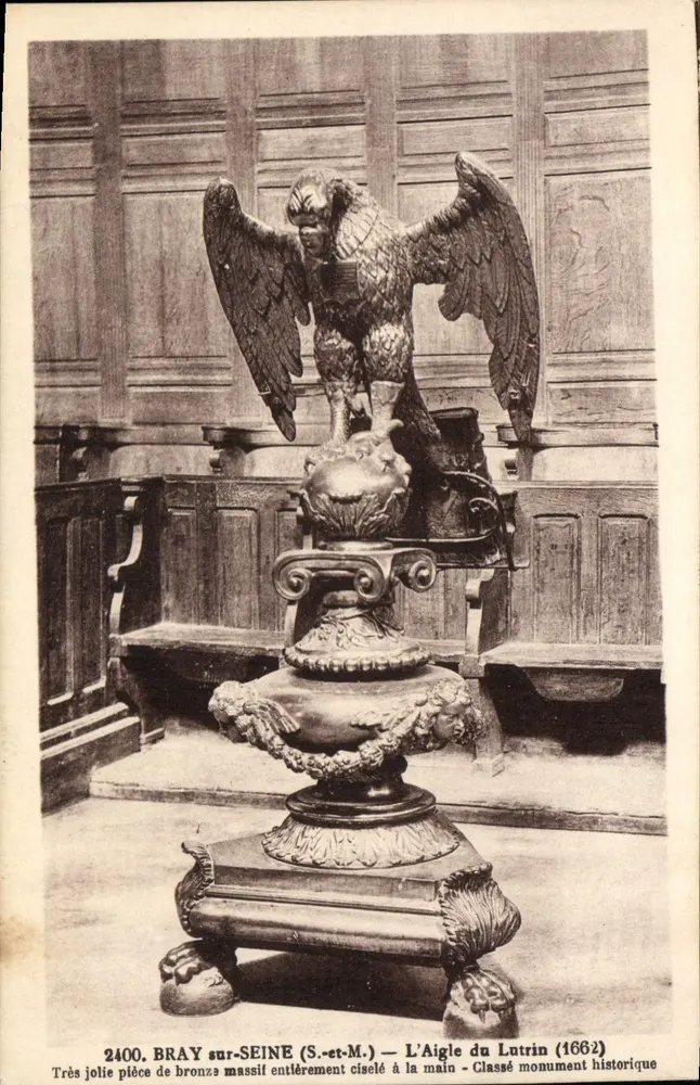 Bray-sur-Seine (S.-et-M.) — Der Adler von Lutrin (1662) — E. Migoun, Nangis-sur-Marne - Vorderseite