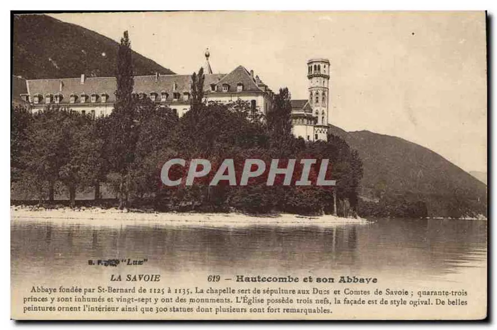 Abadia de Hautecombe — A Saboia — editor s. F. P. « Lue » n° 619 - Frente