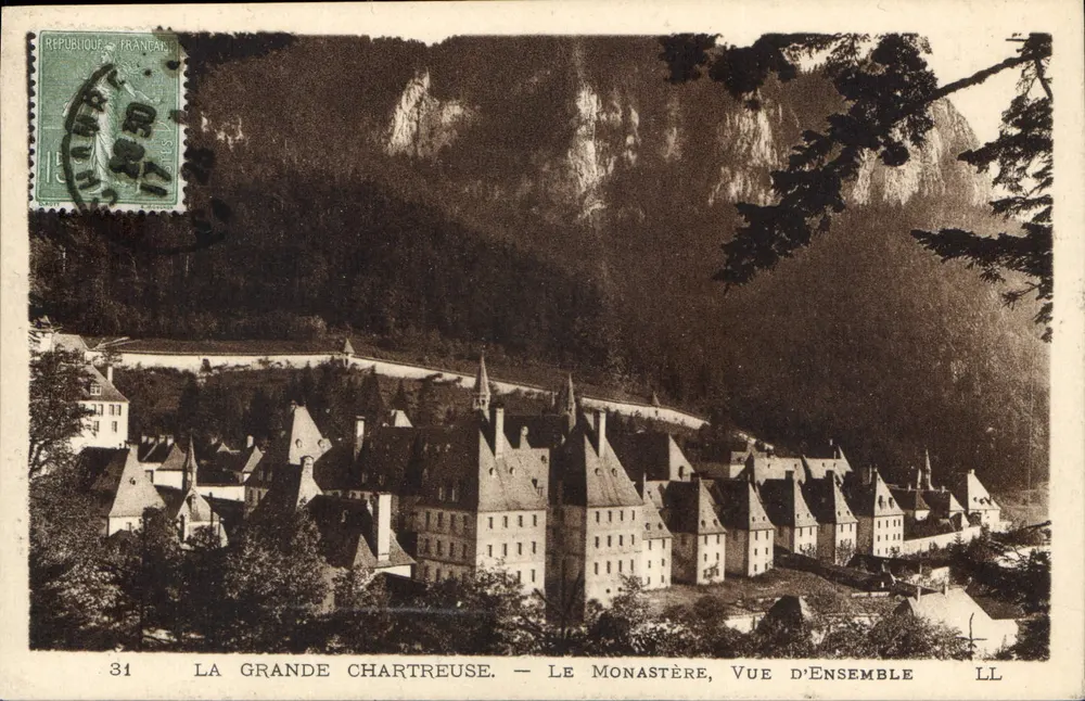 La Grande Chartreuse — O Mosteiro, Vista geral — LL - Frente