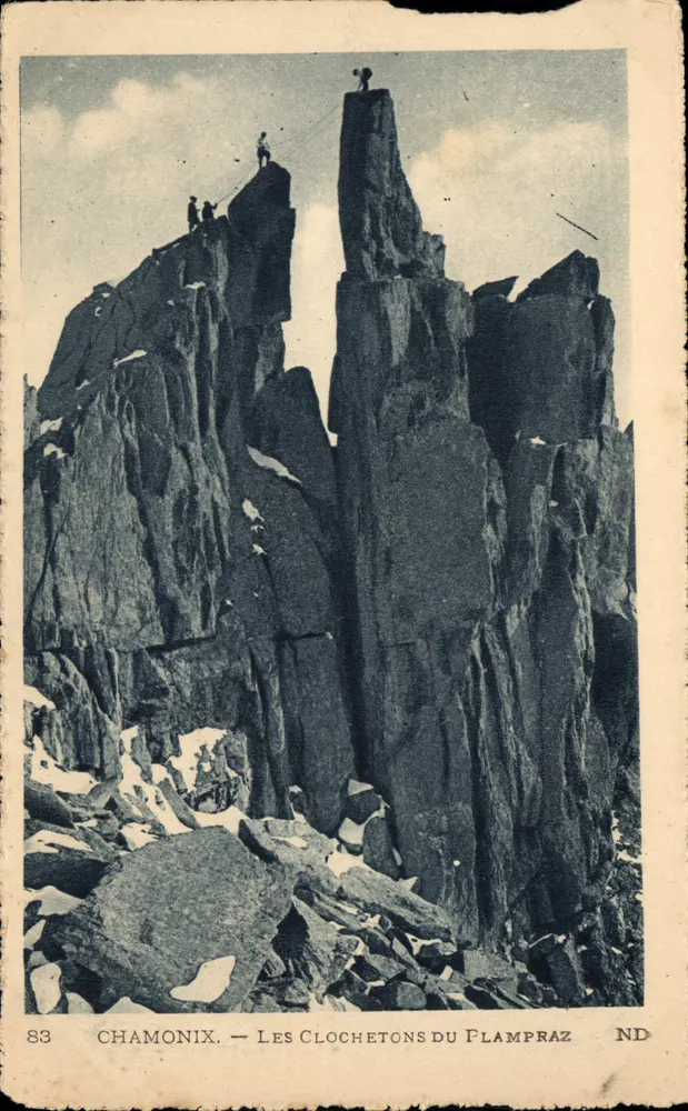 Chamonix — Os Clochetons do Plampraz — ND - Frente