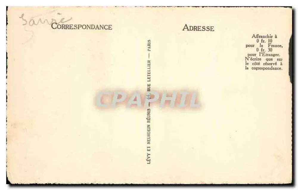 Chamonix — Os Clochetons do Plampraz — ND - Verso