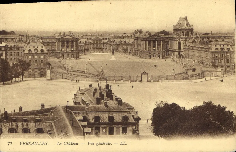 Versailles — Zamek — Widok ogólny — LL. — n°77 - Awers