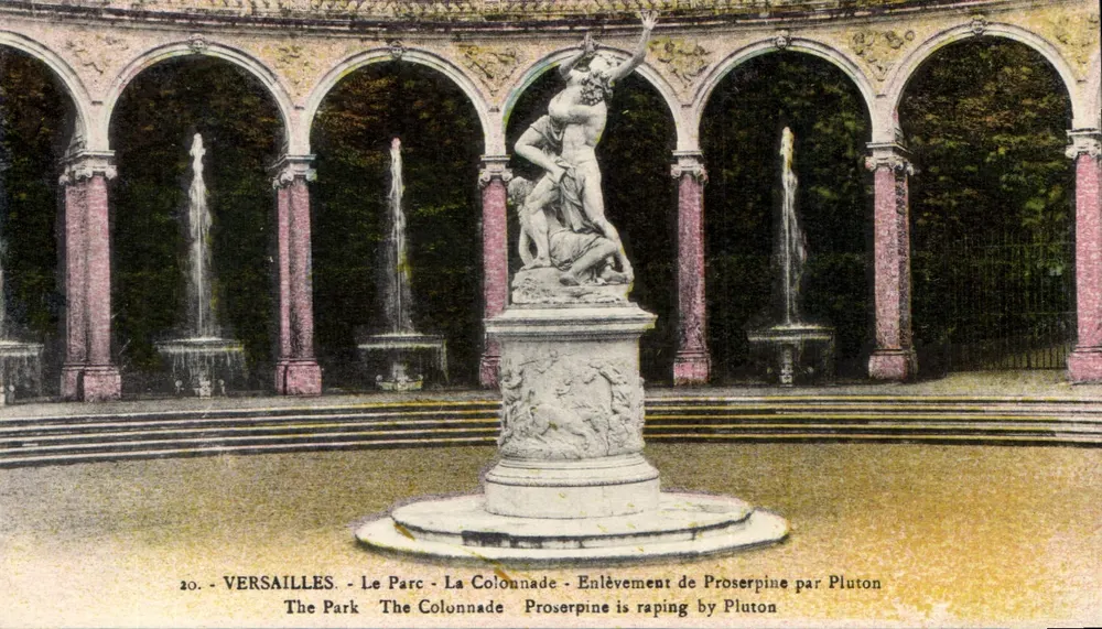 Versailles - Der Park - Die Säulenreihe - Die Entführung der Proserpine durch Pluto - Vorderseite