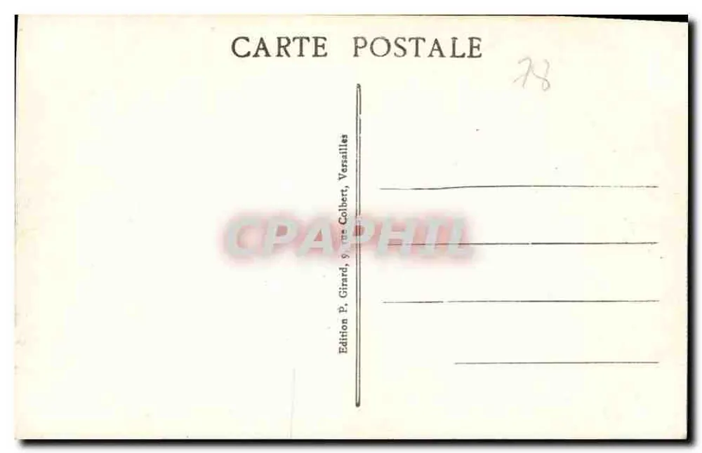 Versailles - O Parque - A Grotta dos Banhos de Apolo - The Park - The Grot of Apollo's Baths - Verso