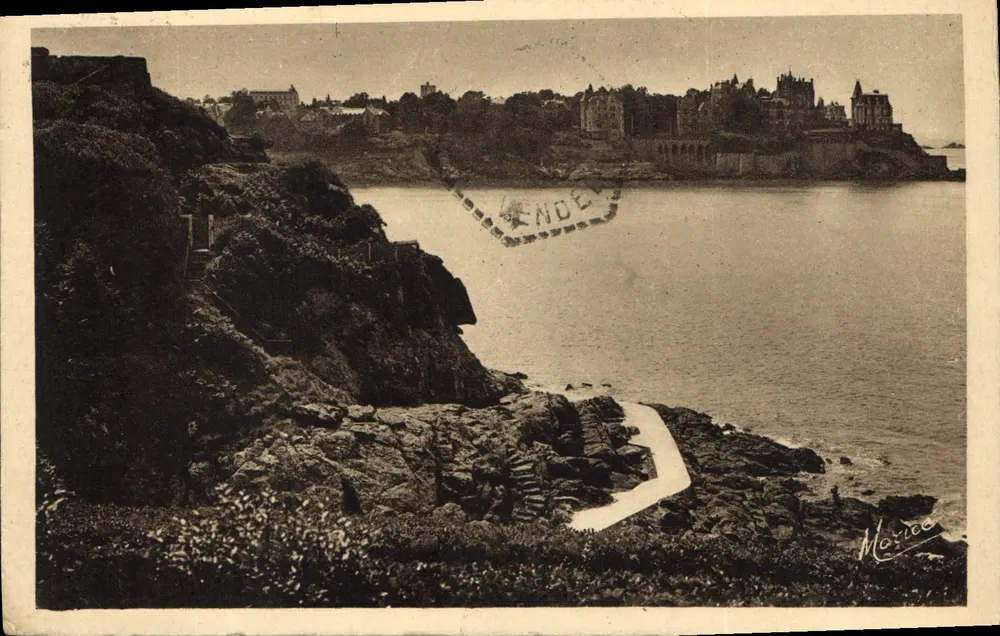 Ponta da Malouine — Dinard — editor M. Goérin, série 4503 - Frente