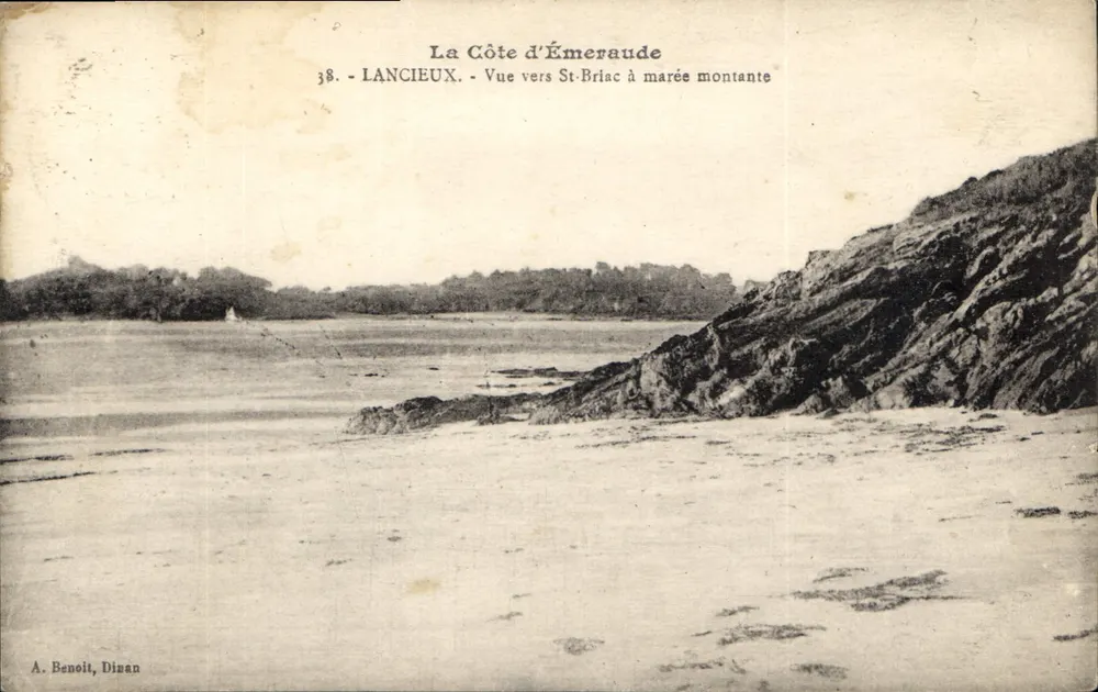 Die Emerald Coast — Blick Richtung St-Briac bei Ebbe — A. Benoit, Dinan - Vorderseite