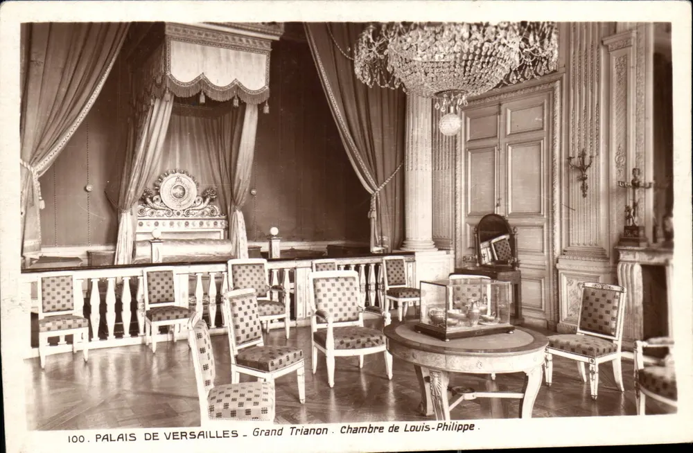 Palast von Versailles - Grand Trianon. Zimmer von Louis-Philippe. - Vorderseite