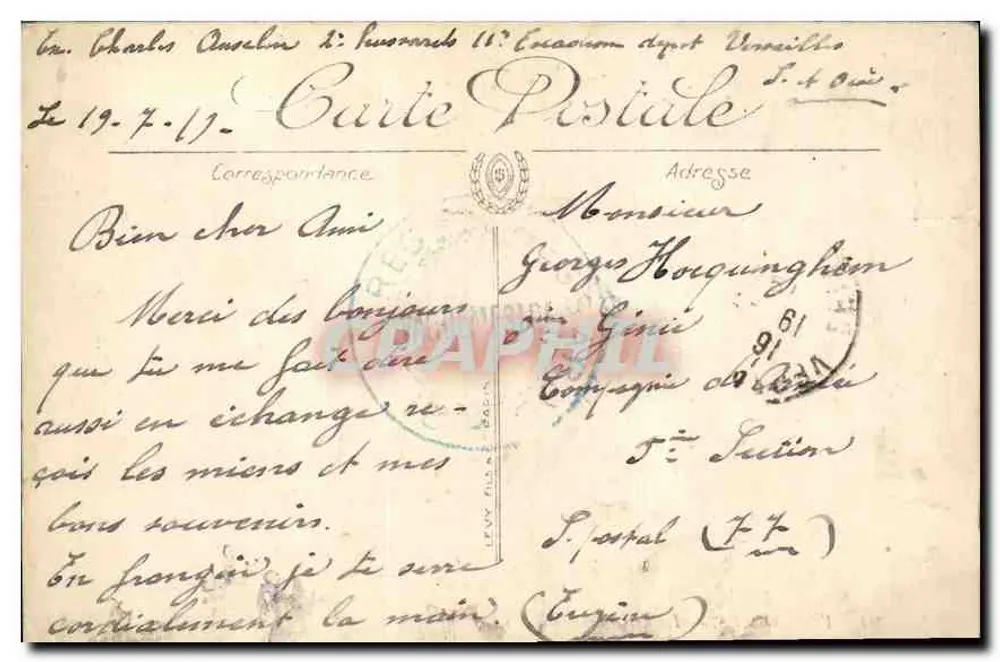 Versalhes — O Petit Trianon — LL. n° 91 - Verso
