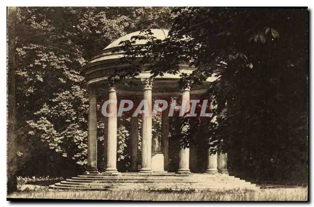 Marie-Antoinettes Hütten — Der Tempel der Liebe — Edition Clabber, Versailles - Vorderseite