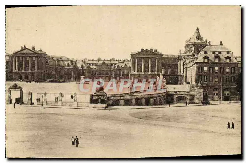 Versailles — Facha do Castelo — Edição Cassé, 9, rue Colbert, Versailles - Frente