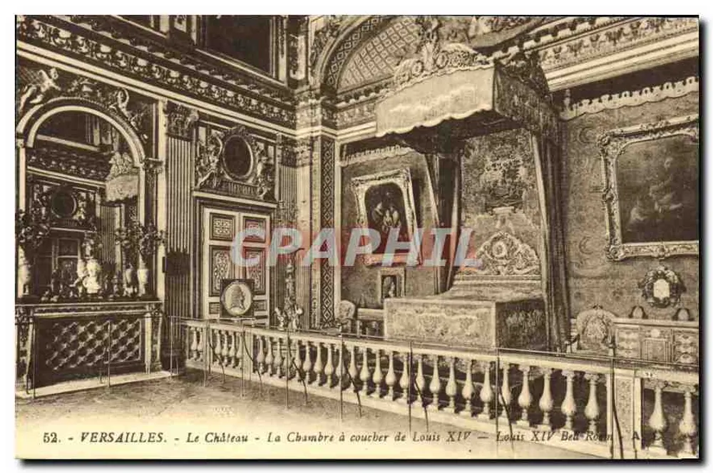 Versailles - Das Schloss - Schlafzimmer von Louis XIV — Schlafzimmer von Louis XIV — n°52 - Vorderseite