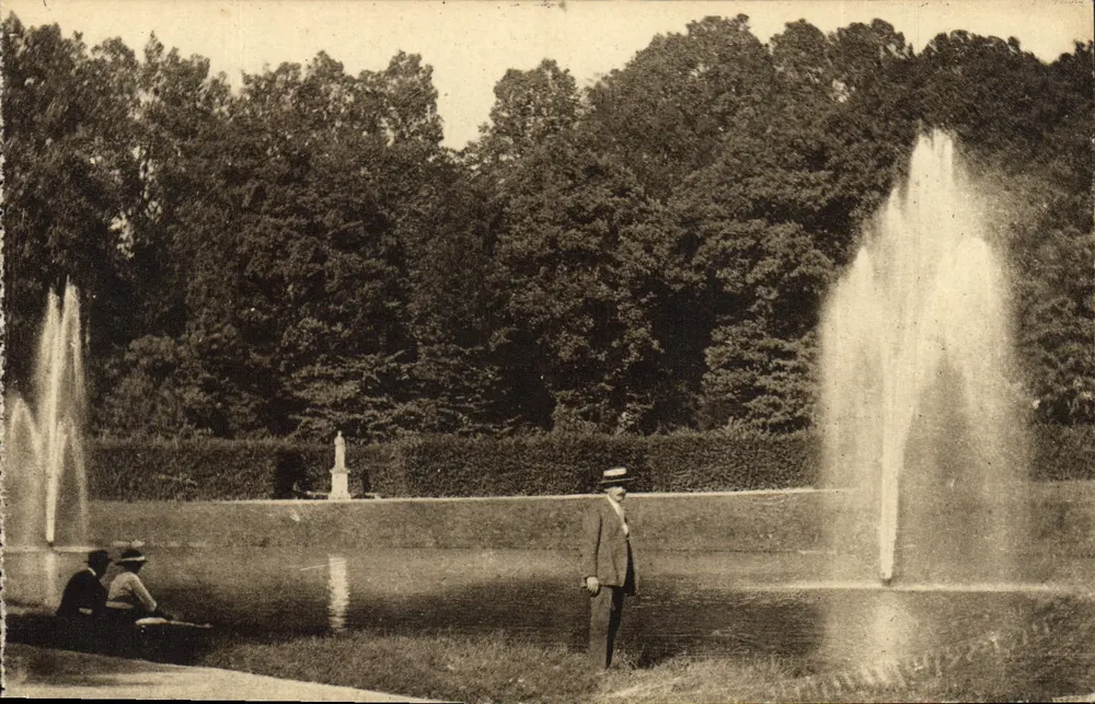 Versailles — Bassin du Miroir — Edição Cassé, Versailles - Frente