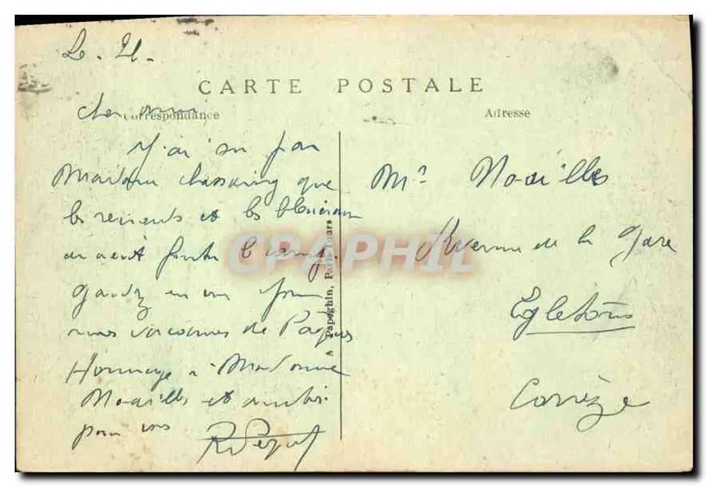 Versailles — Les Grandes Eaux — editor não identificado, n° de série 161 - Verso