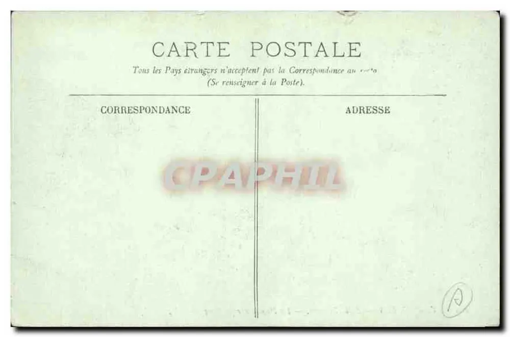 Versailles — Petit Trianon — A Fachada para o Jardim — LL. — n° 209 - Verso