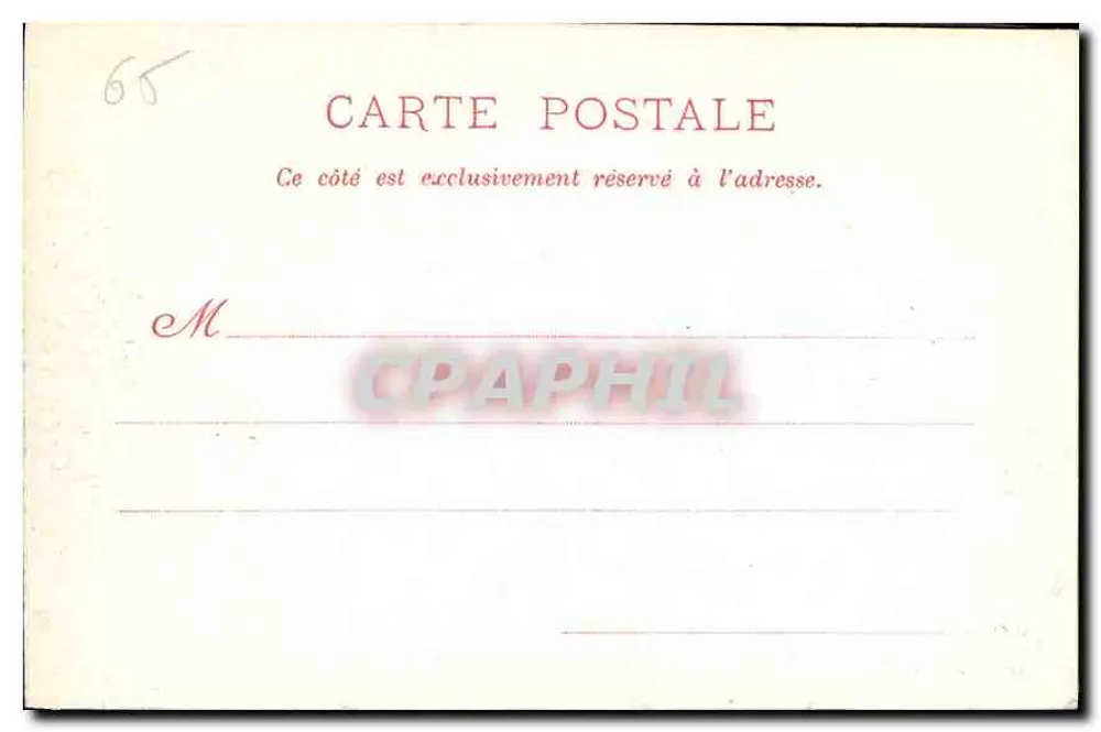 Lourdes — Die gekrönte Jungfrau — Das alte Schloss — Imp. Royer et Cie, Nancy, n°201 - Rückseite