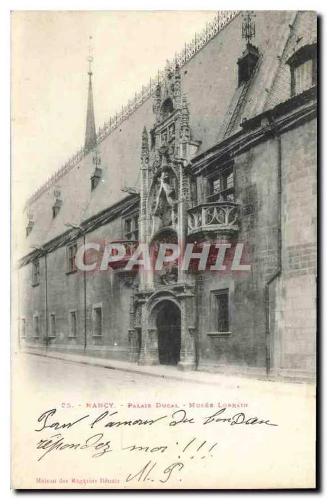 Nancy — Pałac Ducal — Muzeum Loubatrain — Dom Sklepów Meunis, n°25 - Awers