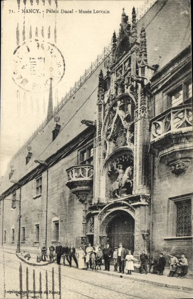 NANCY - Pałac Ducalny - Muzeum Lorrańskie — Wydawnictwa Zjednoczone w Nancy, nr 71 - Awers