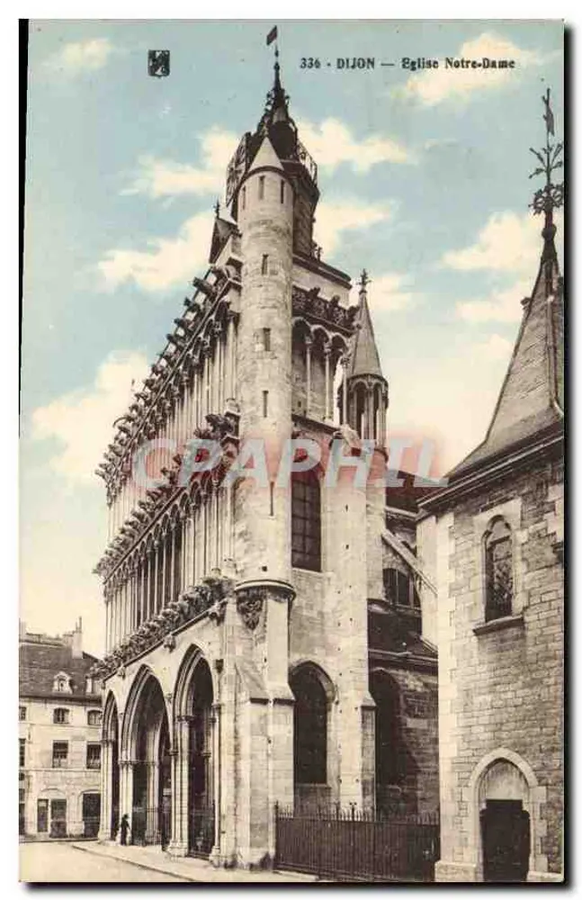 Dijon — Igreja de Nossa Senhora - Frente