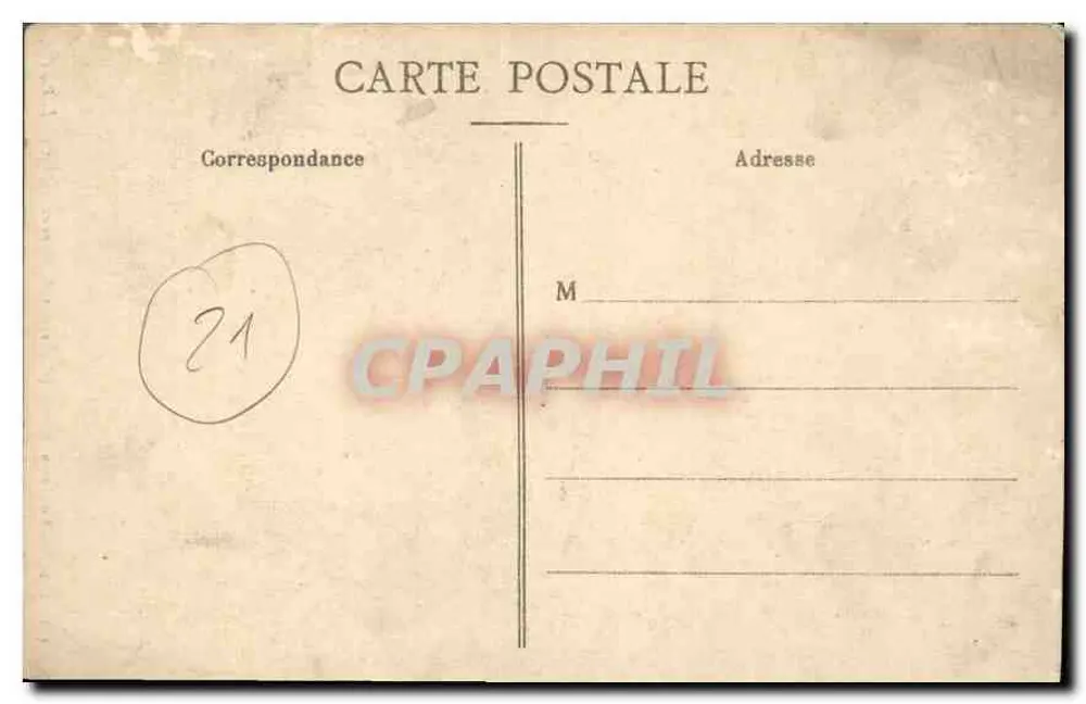 Dijon - Pomnik Carnot (P. Gasq i M. Moreau, rzeźbiarze) - L. V., wyd. - Rewers