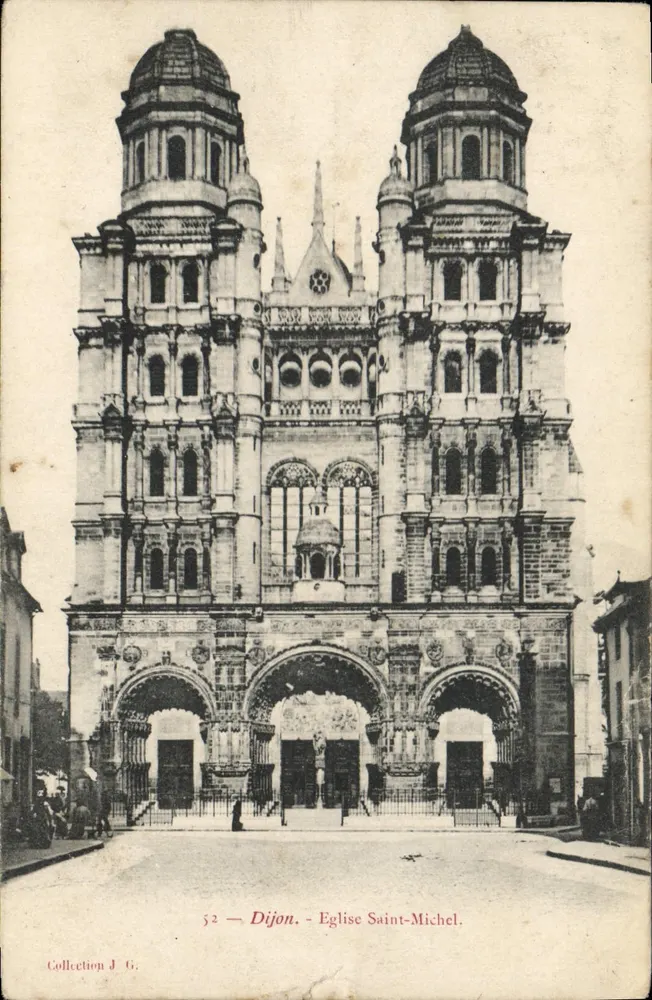 Dijon — Igreja de São Miguel — Coleção J.G. n°52 - Frente