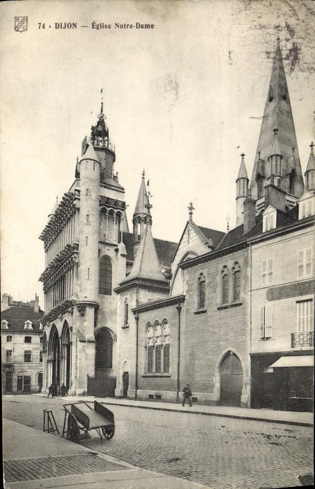 Dijon — Igreja de Nossa Senhora — R. C. (R. C. Dijon) - Frente