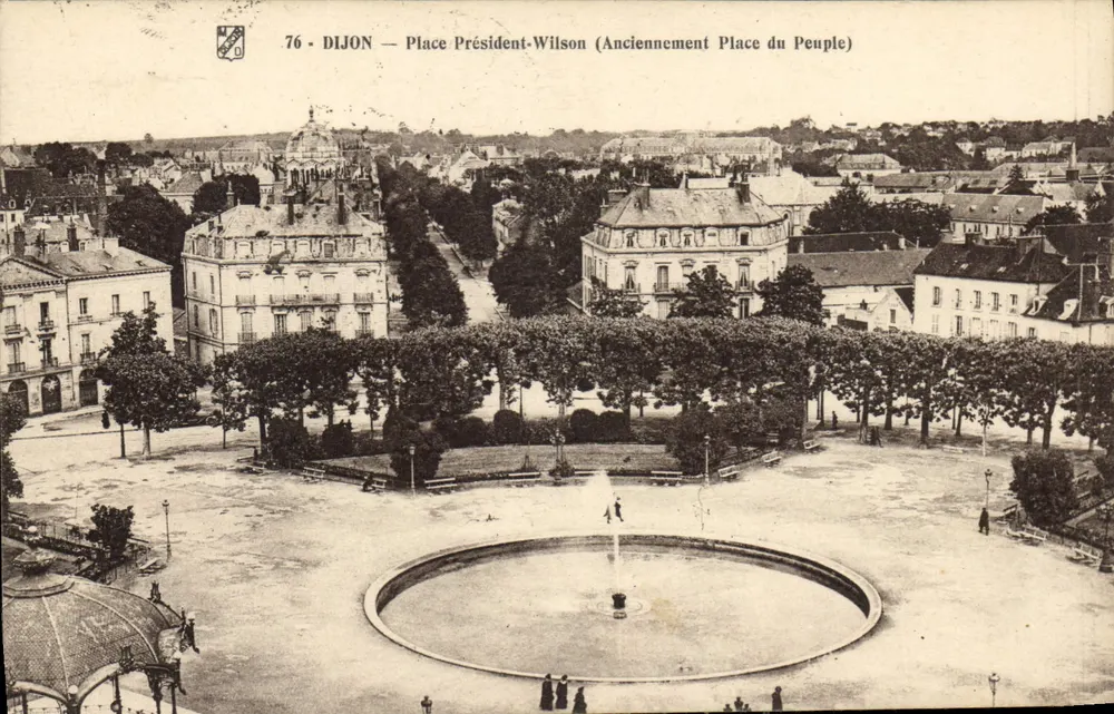 Dijon — Place Président-Wilson (Ehemals Place du Peuple) — Unbekannter Verlag, Nr. 76 - Vorderseite