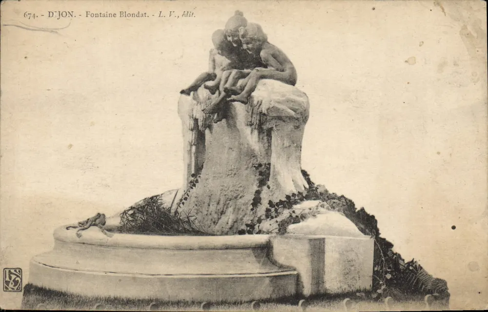 Dijon - Fontaine Blondat — L. V., editor - Frente
