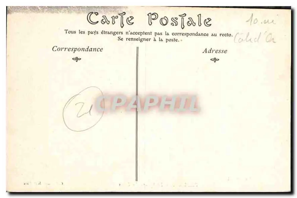Beaune — O Saule dos Leões — Coleções ND-Phot - Verso