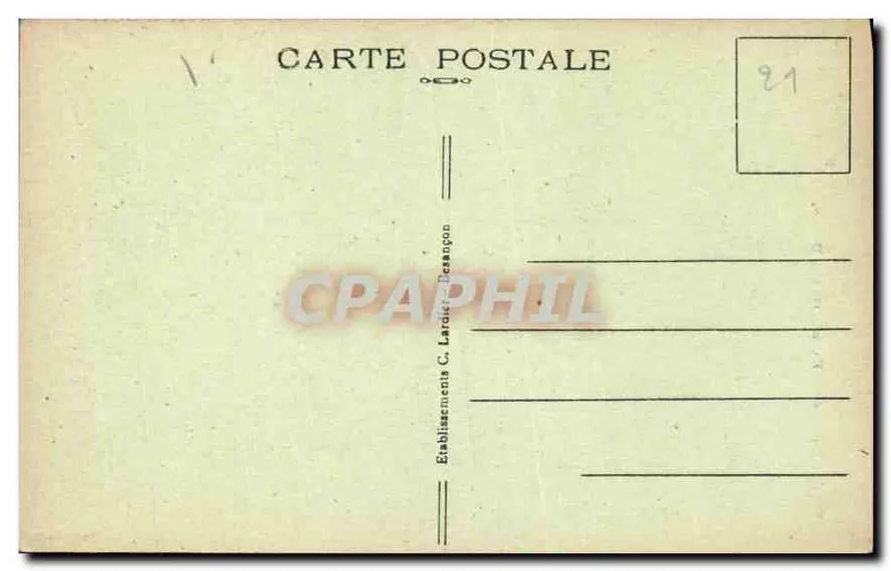 Dijon — Igreja de Nossa Senhora — Editor C. Lardis-Rossançon, n° 3576 - Verso