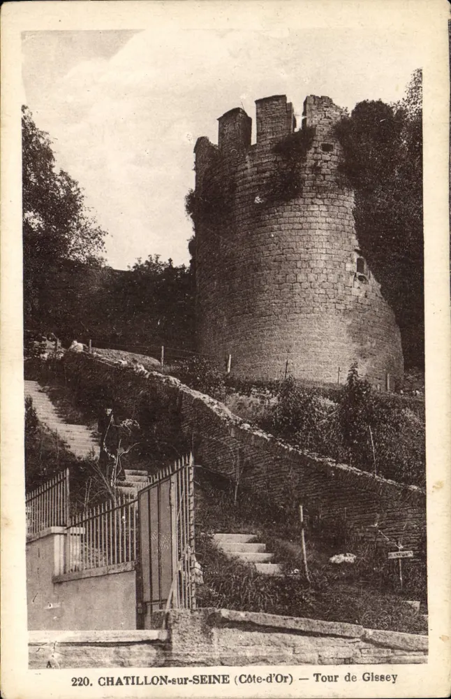 Chatillon-sur-Seine (Côte-d'Or) — Turm von Glisey - Vorderseite