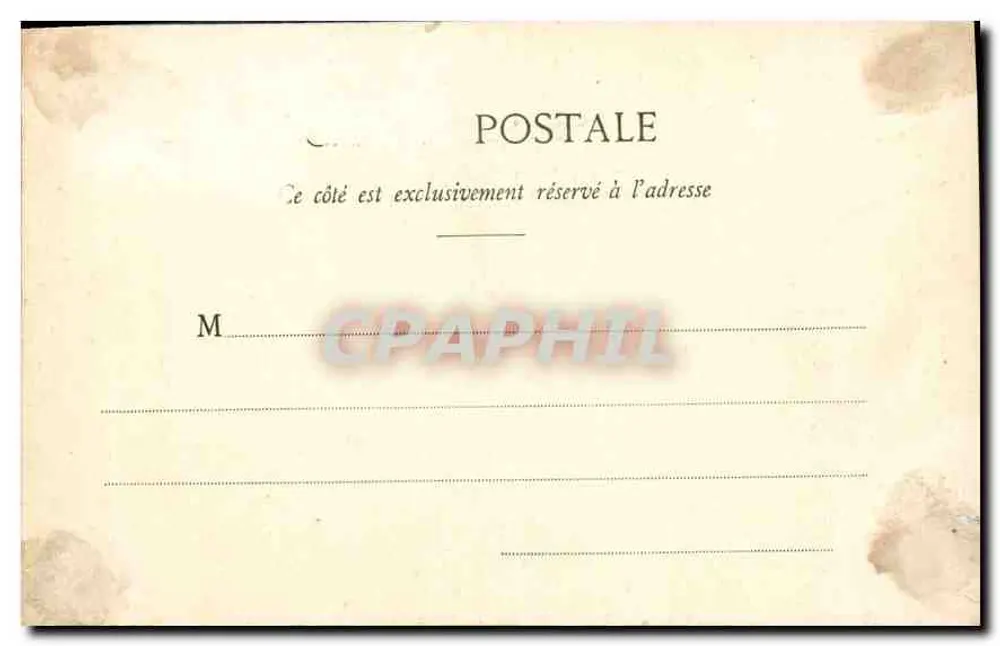 Auxonne — Porte Nationale — L. V., édit. - Verso