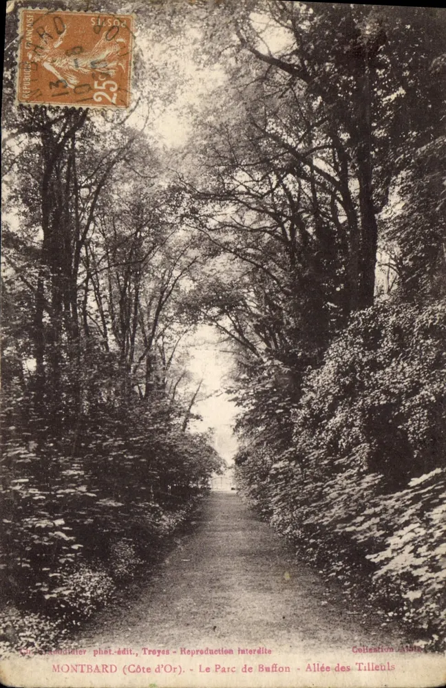 Montbard (Côte d'Or) - Park Buffon - Aleja Tylułów - Awers
